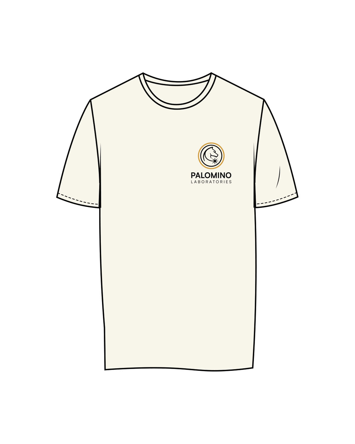 The Womens Tee - Off White - Palomino Labs - Left Chest - Printed  - Full Color