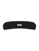 The Headband - Black - Gladden Gains - Center Brim - Printed - White