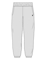 The Mens Sweatpants - Heather - DontKnow. - Front Left Leg & Back Left Leg - Printed - Black