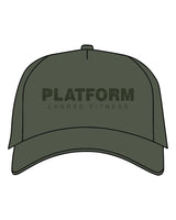 The Foam Trucker Hat - Cypress - PLATFORM - Crown Stacked - Printed - Tone on Tone