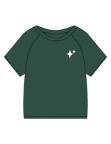 The Kids Tee - Forest - New Mom School - Left Chest & Back Stacked - Printed - White