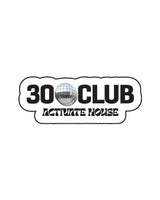 The Sticker - White - Activate House - 300 Club - Full Color