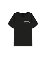 The Mens Heavyweight Tee - Black - Box Union - Left & Center Stacked - Full Color