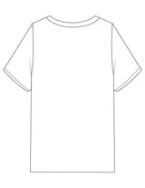 The Mens Heavyweight Tee - White - Pose Pilates - Center Chest Arc - Printed - Green