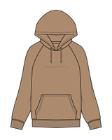 The Mens Classic Hoodie - Sand - Reform Athletica - Center Chest - Tone on Tone