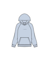 The Mens Hoodie - Powder - Local Lagree - Center Chest & Center Back Stacked - Printed - Full Color