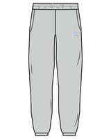 The Womens Sweatpants - Storm - Activate House - Left Leg - Printed - Blue