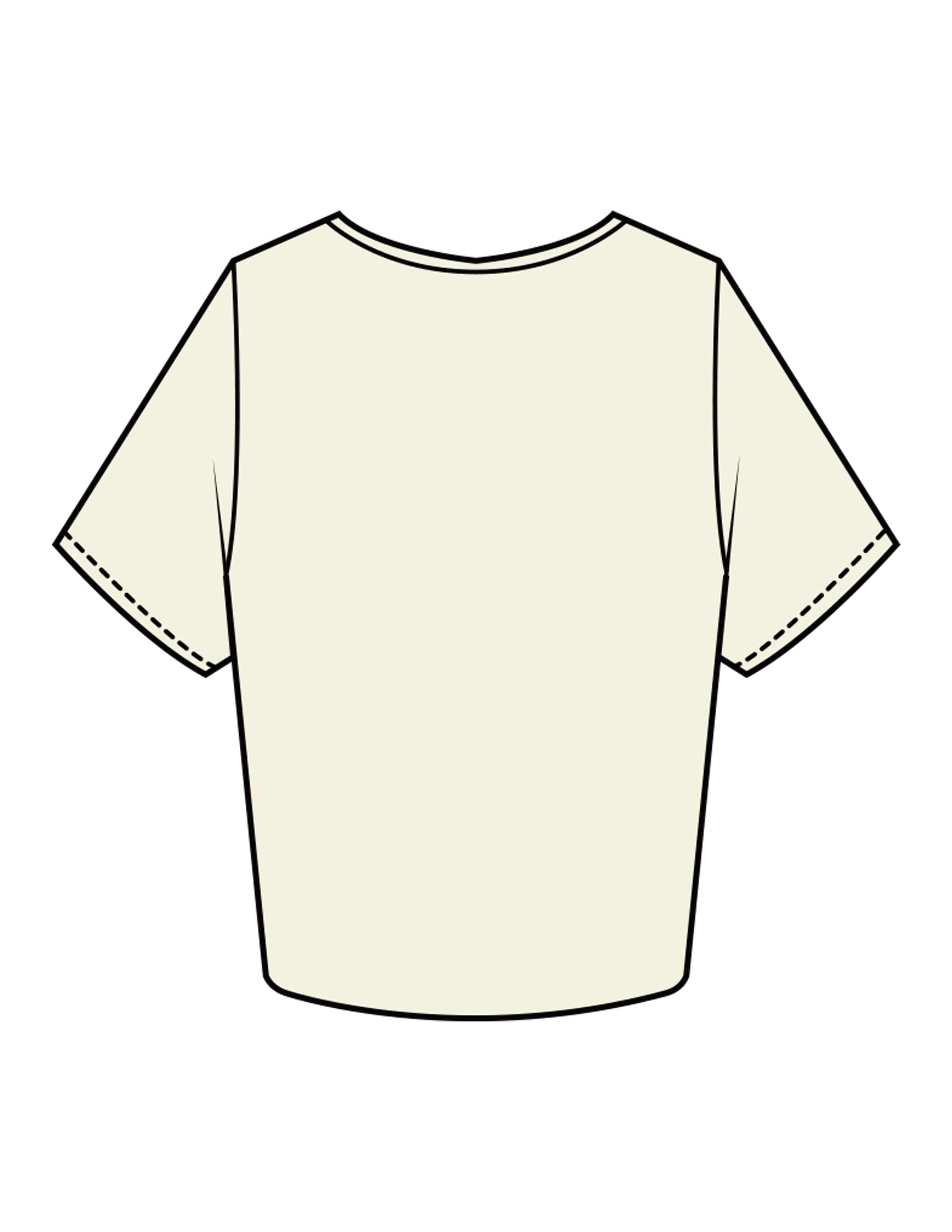 The Crop Tee - Butter - Sense Pilates - Center Chest Stacked - Printed - Blue