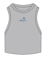 The Ribbed Crop Tank - Storm - PATP - Center Chest Logo - Embroidered - Full Color