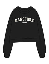 The Studio Crop - Black - Refined Movement - Center Chest Stacked & Back Stacked - Printed - Full Color