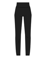 The Basic Legging - Black - EVERCORE - Back Center Waist - White