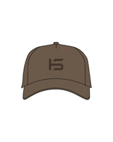 The Canvas Cap - Walnut - Holt Street - Center Crown Puff & Center Back - Embroidered - Tone on Tone