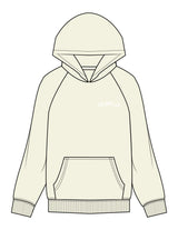The Womens Hoodie - Butter - Body Lab - Left Chest Arc - Embroidered - White