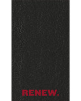 The Gym Towel - Black - Renew - Bottom - Embroidered - Red - Gym Bag - Center - Red