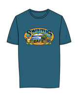 The Womens Tee - Atlantic - Swamis Core - Center Chest Image - Printed - Full Color