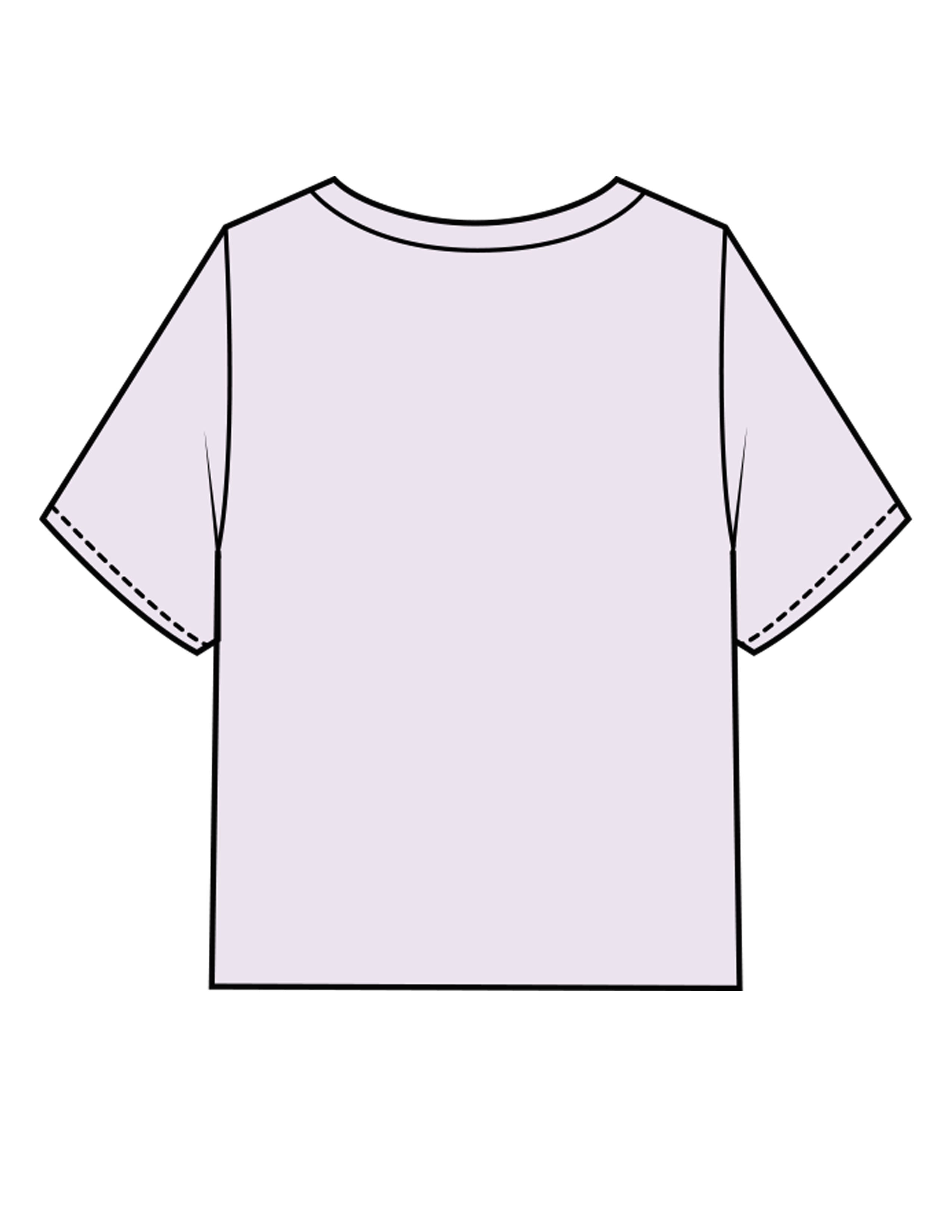 The Midweight Crop Tee - Orchid - Komo Studio - Center Chest - Printed - Tone on Tone