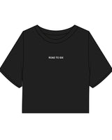 The Midweight Crop Tee - Black - Ariana - Center Chest & Full Back - 84 Overlay - Full Color