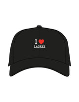 The Dad Hat - Black - Lagree Fit Expo 2026 I ♥ Lagree - Center Crown Stacked - Embroidered - Full Color
