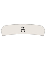 The Headband - Milk - Activate House - Center Brim "A" - Printed - Black