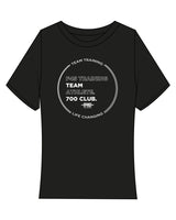 The Baby Tee - Black - Club - Front Round 700 Stacked & Back Neckline Stackled - Full Color