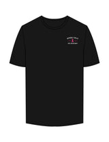 The Mens Tee - Black - BHF BCA2026 - Left Chest & Back Stacked "FIRE DEPARTMENT" - Printed - Full Color