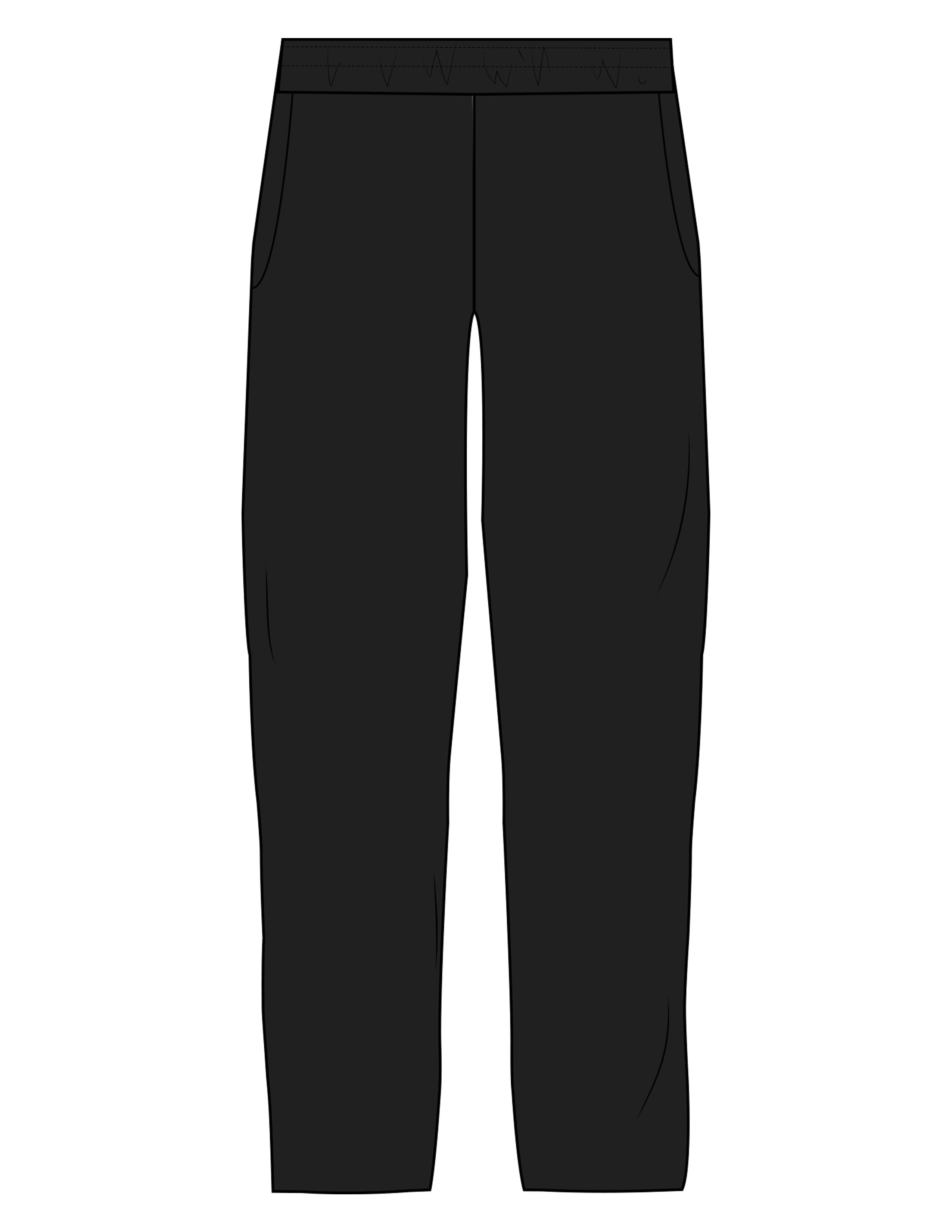 The Straight Leg Sweatpant - Black - The Stu - Back Pocket - EMB - Tone on Tone
