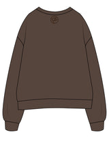The Mens Classic Crewneck - Walnut - Anthem Church - Left Chest Stacked & Back Neckline - EMB - Tone on Tone