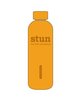The Water Bottle - Orange - Stun Agency - Center Body Stacked - Glossy Printed - Tone on Tone