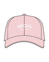 The Dad Hat - Baby Pink - MECHA - Center "Boulder" - White