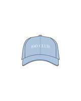 The Dad Hat - Sky - Mantra - Center Crown & Back Panel - Embroidered - White