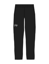 The Straight Leg Sweatpant - Black - Powerhaus Lagree - Right Leg - Printed - White