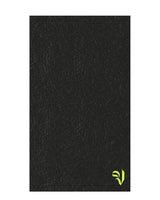 The Gym Towel - Black - Commit Fitness - Bottom Left Corner - Icon - Neon Yellow - Bag Center Stacked - Neon Yello
