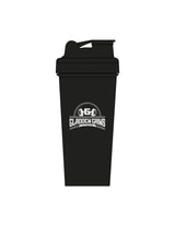 The Shaker Bottle - Black - Gladden Gains - Center Body - Printed - White
