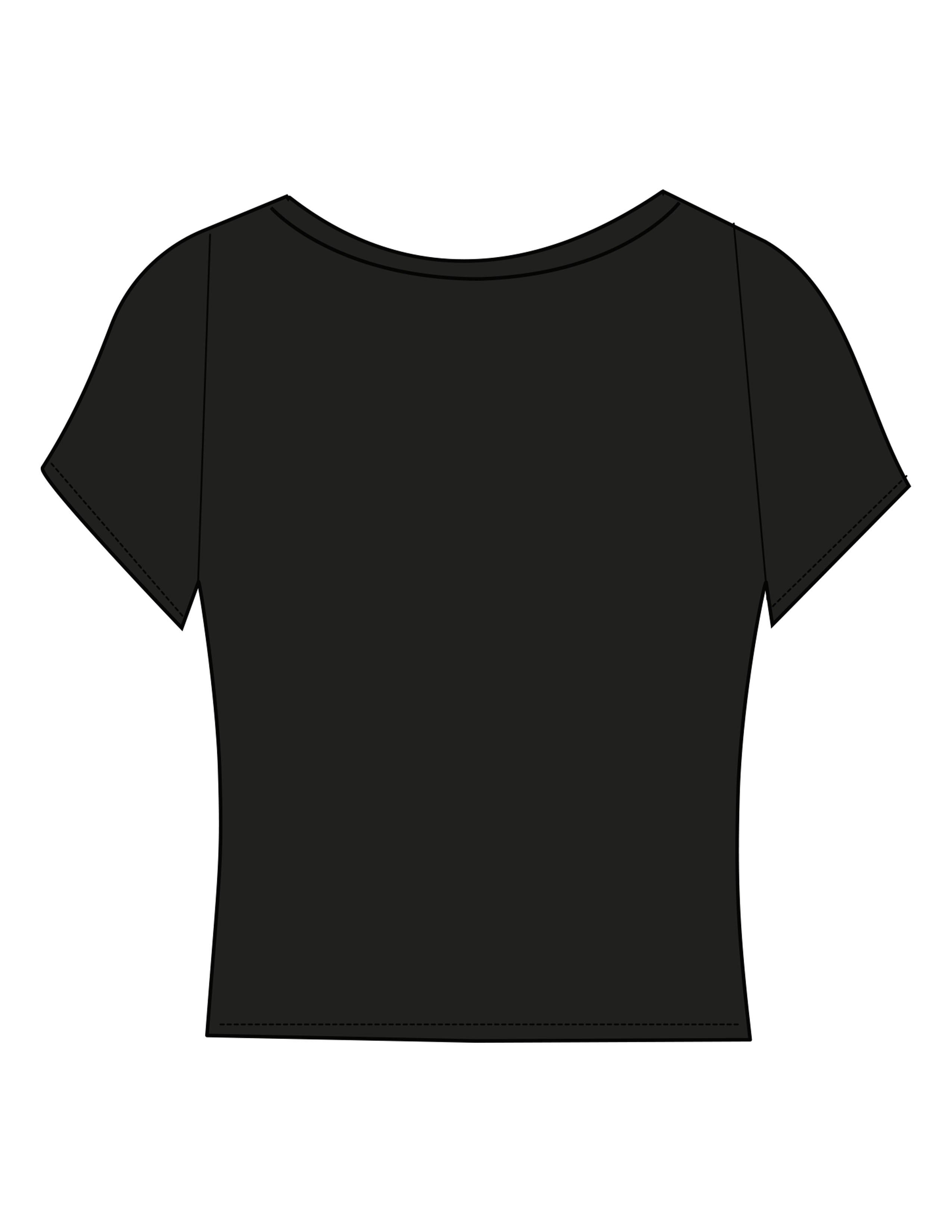 The Short Sleeve Crop - Black - Bare Pilates - Center Chest - Printed - White