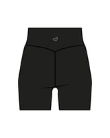 The Basic Short - Black - Kekel - Center Back Waistline - Printed - White