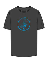 The Mens Tee - Charcoal - Reforming Foundations - Center Chest Round & Back Stacked - Printed - Full Color