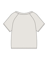 The Kids Heavyweight Tee - Washed Bone - BTLR - Center Chest - Printed - Black