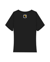 The Baby Tee - Black - Odyssey Performance - Center Chest Stacked - Back Neckline - Printed - Full Color