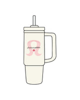 The Tumbler Cup - Off White - Platinum Pilates - Center - Icon - Printed - Full Color
