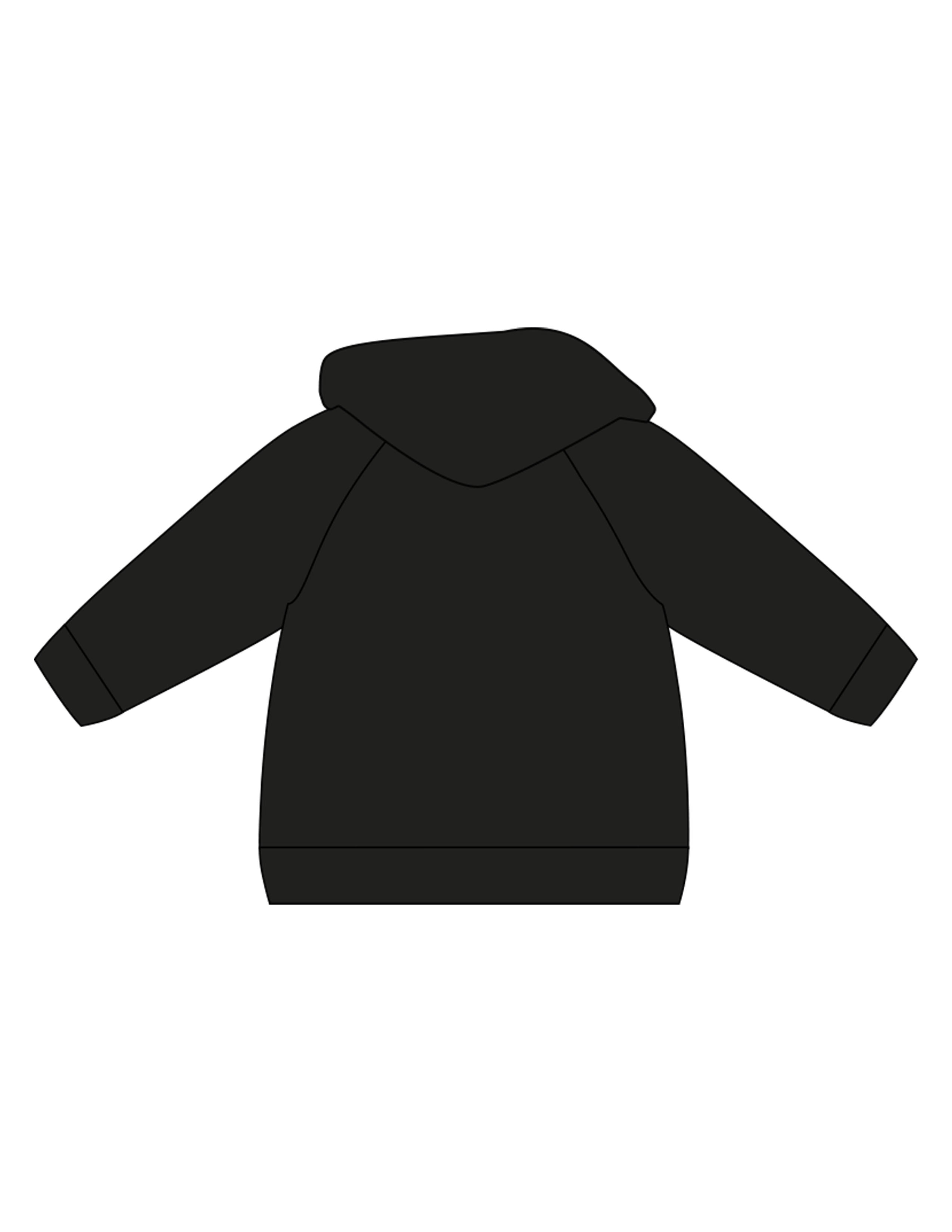 The Kids Hoodie - Black - ALTORA - Center Chest - Printed - full Color