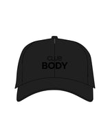 The Dad Hat - Black - Club Body - Center Crown - Embroidered - Tone on Tone