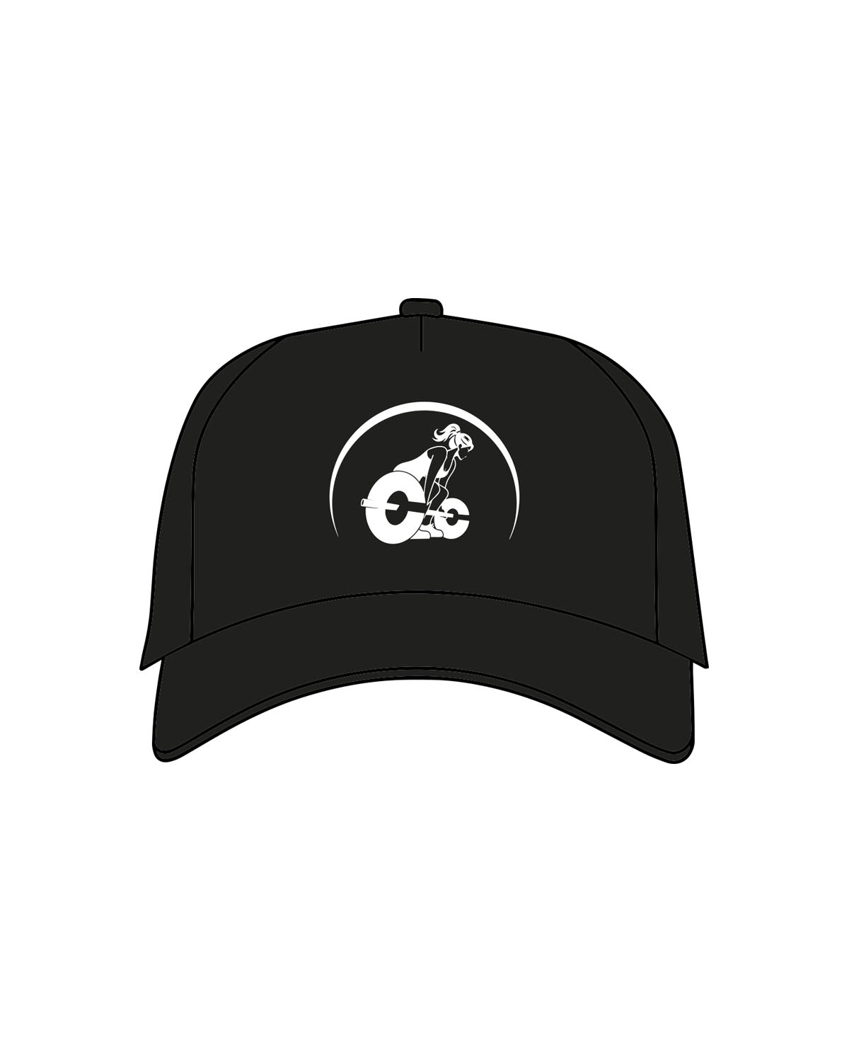 The Canvas Cap - Black - Coach Code - Center Crown - Icon - Printed - White