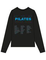 The Womens Long Sleeve - Black - Reforming Foundations - Right Chest Stacked & Back Stacked - Printed - Full Color