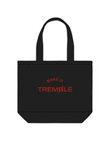 The Tote Bag - Black - Tremble - Center Body Stacked - Printed - Cherry