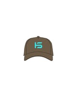 The Canvas Cap - Walnut - Holt Street - Center Crown & Back - Embroidered - Teal