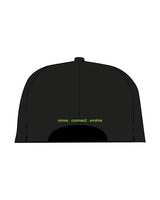 The Dad Hat - Black - Core Cycle - Center Crown & Center Strap - Embroidered - Green
