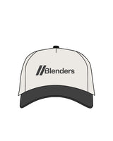 The Canvas Cap - Natural / Coal - Blenders - Center Crown - Embroidered - Coal