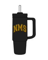 The Tumbler Cup - Black - New Mom School - Center "NMS" - Gold