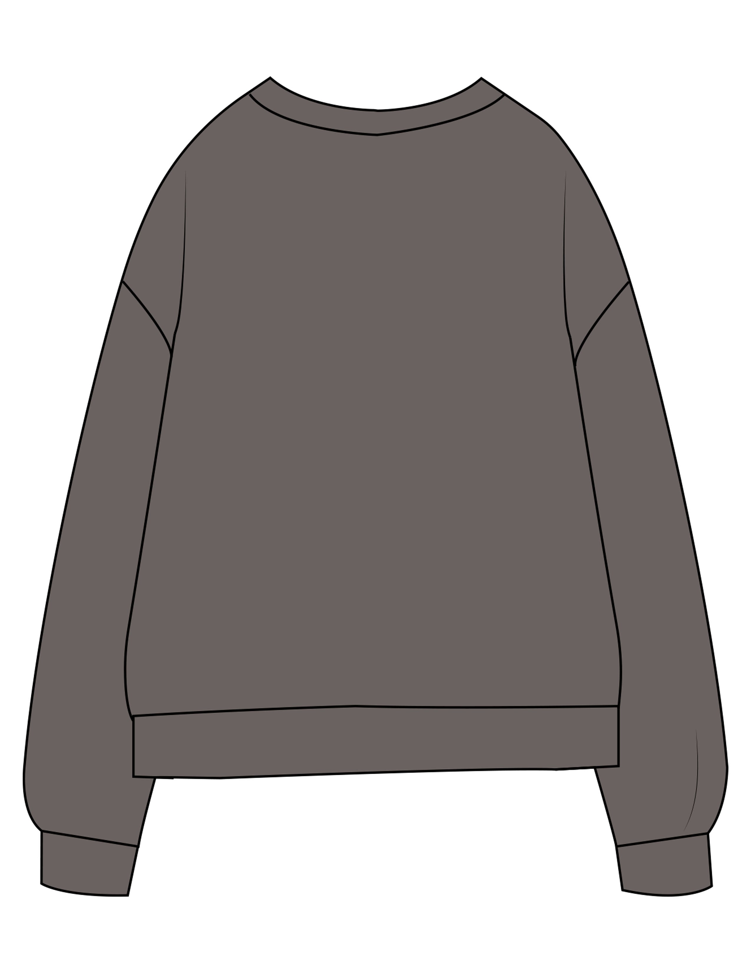 The Midweight Unisex Crewneck - Washed Black - Barre Life - Left Chest & Right Sleeve - Printed - Off White