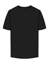 The Mens Tee - Black - Lagree Red - Chest Stacked - Printed - White
